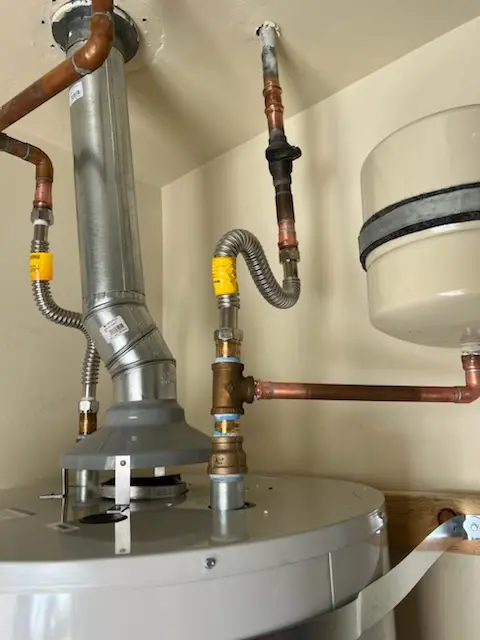 Water heater installation and plumbing repair in Pacific